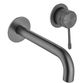 Mica Fluted Wall-Spout Combo - Gunmetal