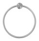 Mica Brushed Nickel Fluted Towel Ring