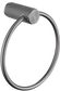 Mica Gunmetal Fluted Towel Ring