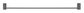 Mica Gunmetal Fluted Single Towel Rail 800mm