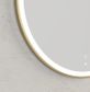 LED Bondi 800mm Gold Metal Frame Mirror