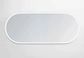 LED Noosa 1800(W)x750(H) White Metal Frame Mirror- Install Horizontal or Vertica