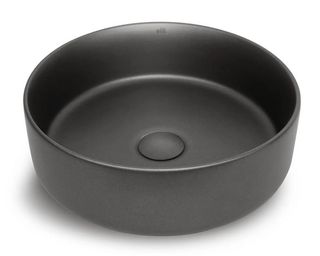 Radius Round 360x360x115 Gun Metal Basin