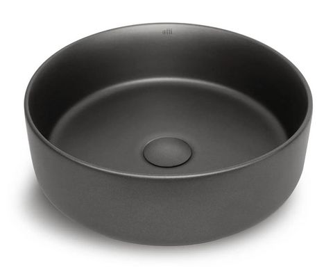 Radius Round 360x360x115 Gun Metal Basin