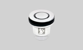 P&W Brass Bath Pop Down 40mm WHITE