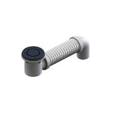 P&W Bath Bend Pop Down with Connector GG Gun Metal