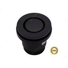 P&W Brass Bath Pop Down O/F 40mm MB Matte Black