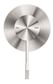 OPAL SHOWER MIXER 80MM PLATE BRUSHED NICKEL