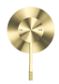 OPAL SHOWER MIXER 80MM PLATE BRUSHED GOLD