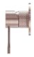 OPAL SHOWER MIXER 80MM PLATE BRUSHED BRONZE