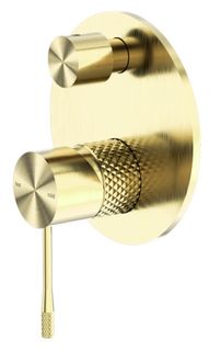 OPAL SHOWER MIXER WITH DIVERTOR BRUSHED GOLD