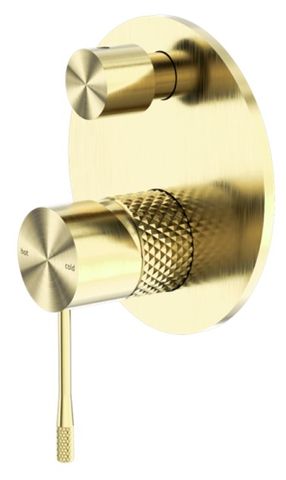 OPAL SHOWER MIXER WITH DIVERTOR BRUSHED GOLD