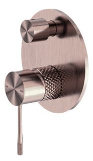 OPAL SHOWER MIXER WITH DIVERTOR BRUSHED BRONZE