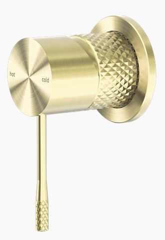 OPAL SHOWER MIXER 60MM PLATE BRUSHED GOLD