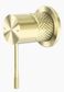 OPAL SHOWER MIXER 60MM PLATE BRUSHED GOLD