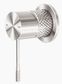 OPAL SHOWER MIXER 60MM PLATE BRUSHED NICKEL