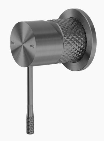 OPAL SHOWER MIXER 60MM PLATE GRAPHITE