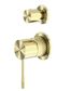 OPAL SHOWER MIXER WITH DIVERTOR SEPARATE PLATE BRUSHED GOLD