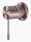 OPAL SHOWER MIXER 60MM PLATE BRUSHED BRONZE