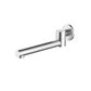Star Electroplated Brushed Chrome Swivel Bath Spout 227mm