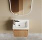 Mini Ensuite Vanity 400mm Woodland Oak Fluted Vanity