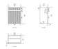 Mini Ensuite Vanity 400mm Woodland Oak Fluted Vanity