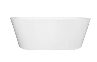 Atlanta 1700 Matte White Freestanding Bath