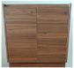 Clarke (Narrow) 900 Walnut Floor Mount Timber Laminate Vanity Cab