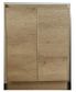 Clarke (Narrow) 600 Natural Oak Floor Mount Timber Laminate Vanity Cab