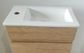 Blair Natural Oak Wall Hung Vanity with Ceramic Top