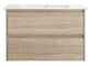 MINA 600MM WALL HUNG VANITY NATURAL TIMBER