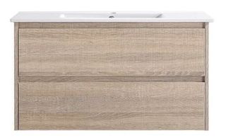 MINA 900MM WALL HUNG VANITY NATURAL TIMBER