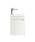 Mini Ensuite Vanity 400mm Matte White Fluted Vanity