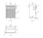 Mini Ensuite Vanity 400mm Sable Walnut Fluted Vanity