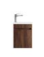 Mini Ensuite Vanity 400mm Sable Walnut Fluted Vanity