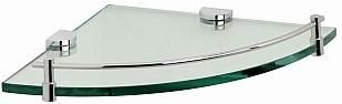Glass Round Corner Shelf
