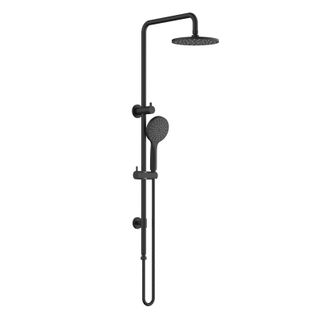 Star Project Matte Black Shower Column Set