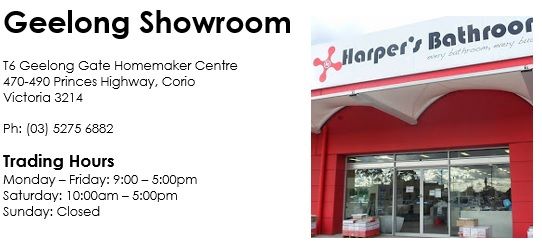 Harpers Bathrooom - Geelong Showroom