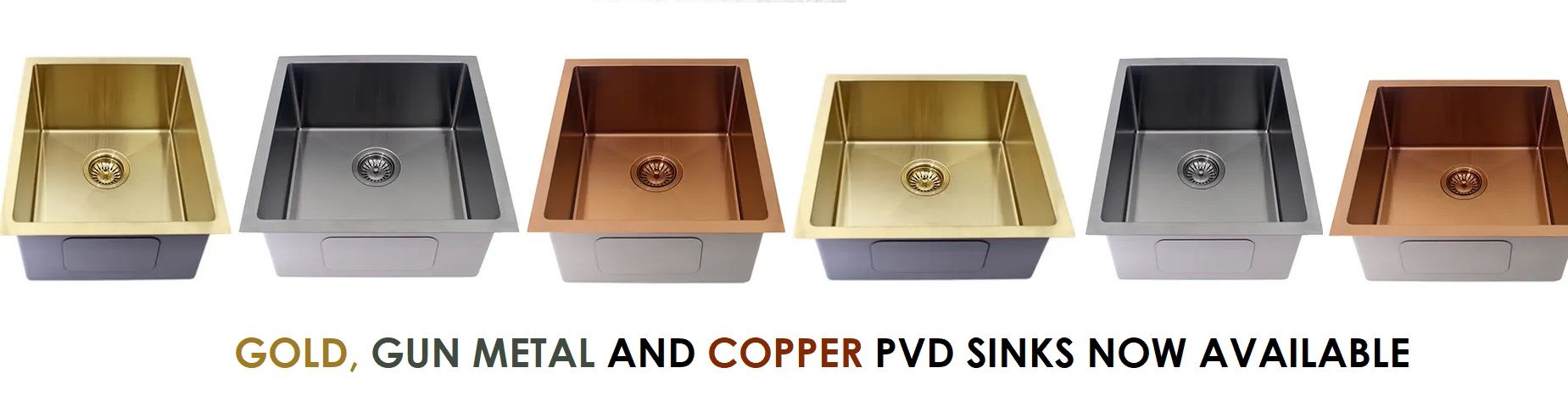 Coloured Pvd Sinks
