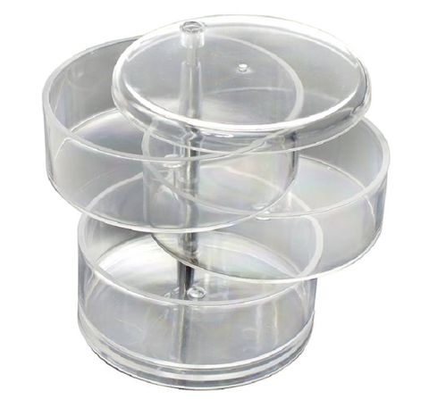 Clear Acrylic Jewellery Organiser 3 drawers