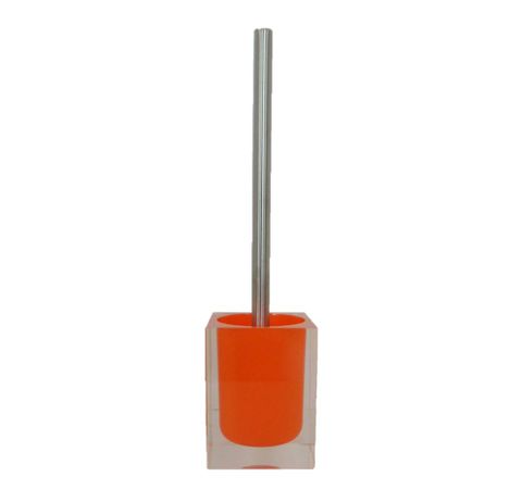 Square Toilet Brush Orange