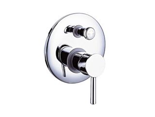 Ramsay Round Chrome Shower Mixer with Diverter