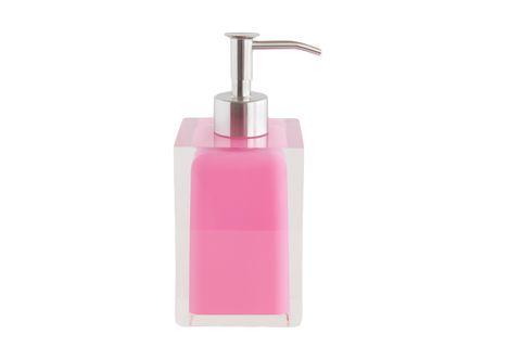 Square Dispenser Pink