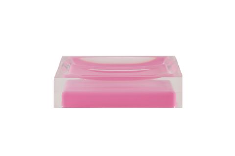 Square Soap Dish Pink