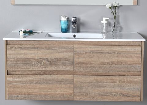 Leo 1200 Wall Hung Vanity Cabinet Only
