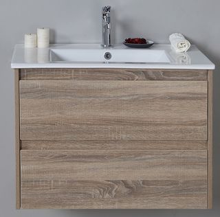 Leo 750 Wall Hung Vanity Cabinet Only
