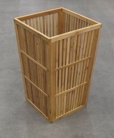 Bamboo Laundry Basket 40x40x65cm