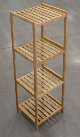 Bamboo 4 Tier Tower 37x33x110cm