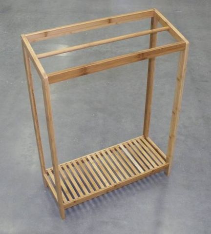 Bamboo Towel Shelf 57.5x24x78cm