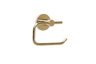 Sabine Round Toilet Roll Holder PVD Polished Gold